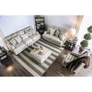 Christine Light Gray Love Seat