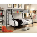 CLAREN Black Twin/Queen Bunk Bed