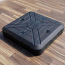 Xico 8 Ft Square Umbrella w/ Double Top w/ LED Light + 37" Large Base