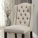 Wingback Chair, Beige (2/CTN)