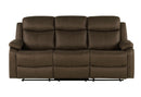 U6026 DARK BROWN 5 RECLINING SOFA