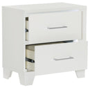 Kerren Nightstand in White 1678W-4