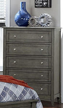 Garcia 5 Drawer Chest in Gray 2046-9