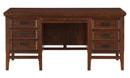 Frazier Executive Desk in Brown Cherry 1649-17