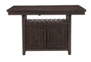 Oxton Counter Height Table in Dark Cherry 5655-36*