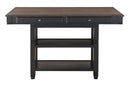 Baywater Counter Height Table in Natural and Black 5705BK-36