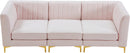 Alina Pink Velvet Modular Sectional