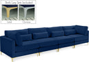 Julia Navy Velvet Modular Sofa (4 Boxes)