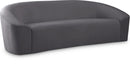 Riley Grey Velvet Sofa