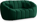 Elijah Green Velvet Loveseat