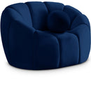 Elijah Navy Velvet Chair