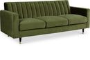 Lola Olive Velvet Sofa