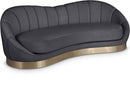 Shelly Grey Velvet Sofa