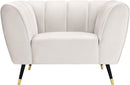 Beaumont Cream Velvet Chair