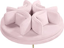 Circlet PInk Velvet Round Sofa Settee