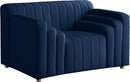 Naya Navy Velvet Chair