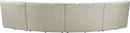 Infinity Cream Velvet 4pc. Modular Sectional