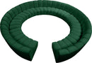 Infinity Green Velvet 12pc. Modular Sectional