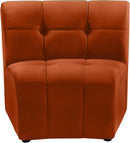 Limitless Cognac Velvet Modular Chair