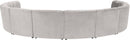 Limitless Cream Velvet 10pc. Modular Sectional
