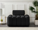 Melody Black Velvet Chair