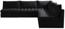 Jacob Black Velvet Modular Sectional
