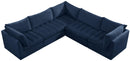 Jacob Navy Velvet Modular Sectional