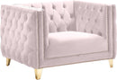 Michelle Pink Velvet Chair