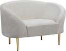 Ritz Cream Velvet Chair