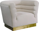 Bellini Cream Velvet Chair