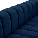 Gwen Navy Velvet Chair