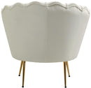 Gardenia Cream Velvet Chair