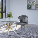 Finley Grey Velvet Dining Chair