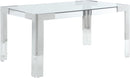 Casper Rich Chrome Dining Table