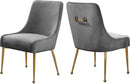 Owen Grey Velvet Dining Chair