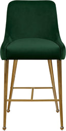 Owen Green Velvet Stool