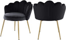 Claire Black Velvet Dining Chair