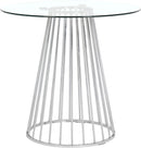 Gio Chrome Counter Height Table