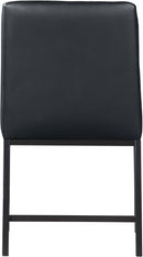 Bryce Black Faux Leather Dining Chair