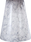 Omni White Faux Marble Dining Table