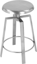 Lang Silver Counter/Bar Stool