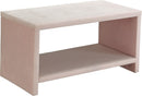 Cleo Pink Velvet Night Stand