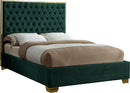Lana Green Velvet King Bed