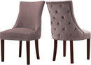 Hannah Pink Velvet Dining Chair