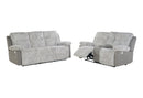 U6028 Brown Reclining Sofa-Console Reclining Loveseat