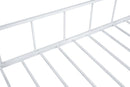 Rhonda Twin Loft Bed White, Silver, & Black