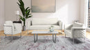 Casa Cream Velvet Loveseat