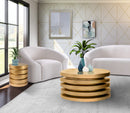 Levels Brushed Gold Coffee Table