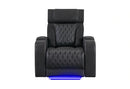 U8611 Blanche Power Recliner with Power Headrest and LED