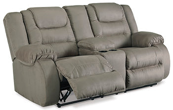 McCade Reclining Loveseat with Console